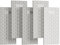 5PCS Diamond Sharpening Plates, Kalolary Knife Sharpener Stone Grit Diamond Sharpener Plate Honing Stone with Non-Slip Base for Chisels Camp Kitchen Outdoor Knife Tools (400/600/800/1000/1200 Grit)