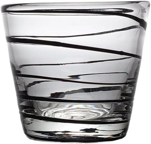 WZYYCV Bicchieri Bicchiere da Vino in Vetro Trasparente Bicchiere da Birra Senza Stelo Bicchiere da Cocktail Bicchieri da Whisky 395 ml/13,5 Once Bicchiere Birra