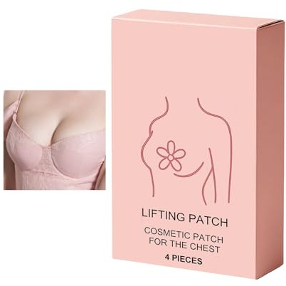 Bröstlyftplåster, Bystlyftande Firmande Plåster För Kvinnor, 4-pack Andningsbara Förstoringsplattor Till Bröstvårtstöd För Träning Bad Bikini