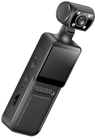 Tragable 4K Body Camcorder Compact 180 ° Rotierende Linse Tragbarer Radfahrer Sport Rekorder Tragbare Karosseriekamera