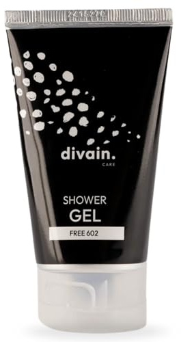 Gel Douche pour Femme 50ml | Parfumé à la Mandarine & Lavande, Frais & Revitalisant | Shower Gel divain.602 | divain.Parfums
