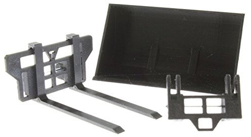Treckerheld Zubehör Set A für Siku Control 32 mit Frontlader (Schwarz)