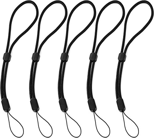 POPPSTAR 5x Dragonne Réglable pour Mobile, Caméra, Clé USB, Action Cam (Indéchirable & Fine) Corde Multifonctionnelle Pratique
