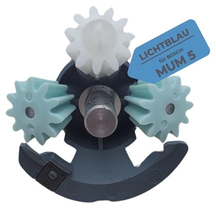 Lichtblau Drive for Bosch Food Processor MUM5 622181, Food Processor Replacement Part for Worn Gears, Drive with Bevel Gear for Bosch MUM5 00622181, Bosch MUM5 Accessory Part
