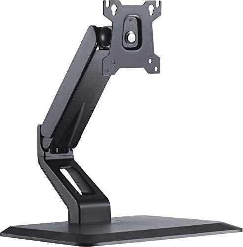 conecto CC50696 Schreibtisch Halterung Tisch-Ständer für Monitor und Touchscreen mit 17-32 Zoll, VESA 75x75 bis 100x100, neigbar, schwenkbar, drehbar, höhenverstellbar, max. 10kg, schwarz