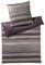 Joop! Mako-Satin-Bettwäsche-Garnitur Micro Lines Farbe Purple Ivy Größe 200x220+2x80x80cm Wendebettwäsche Gestreift Stripes