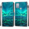 Feyten Kompatibel mit Motorola Moto G10/G20/G30 Hülle, Handyhülle Motorola Moto G10/G20/G30, Handytasche PU Leder Klappbar Schutzhülle Wallet Kartenfach Magnet Klapphülle Case Cover (Aurora)