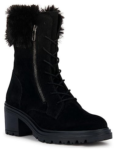 Geox D Damiana, Stivaletto Donna, Black, 40 EU