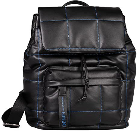 DENIM TOM TAILOR bags Carolin Damen Rucksack Backpack, 17 L Schwarz