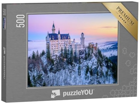 puzzleYOU: Puzzle 500 Teile „Das wunderschöne Schloss Neuschwanstein“