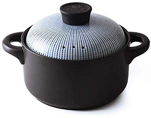 Pentola di Terracotta per Cucinare Cocotte in Ceramica sicura per Gas Domestico, pentola per stufato Giapponese, pentola di Pietra