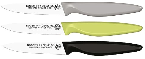 Nogent - Couteau office lame lisse 11 cm (1 modèle aléatoire)