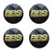STREHN Auto Radnabenkappen für BBS 56MM Radnabenabdeckung Reifen Felgendeckel Aufkleber Nabenkappen Abzeichen Sticker Zubehör,A-Blackstyle