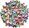 Butterfly Stickers for Crafts & Journals, 50PCS Vibrant Waterproof Decals for Laptops Water Bottles Luggage Walls & Scrapbooks - Artistic Butterfly Decorations for Teens Adults