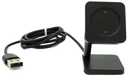 System-S USB 2.0 Kabel 100 cm Ladestation für Amazfit Cheetah Pro Smartwatch Kabel in Schwarz