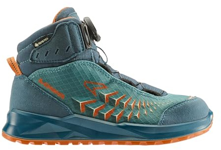 LOWA Stiefel mittel FERROX GTX MID JR petrol/mango, 32