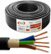 OKSI 25m NYY-J 5x2,5 mm² Erdkabel Elektrokabel Beton und Freien Kupfer Made in Germany
