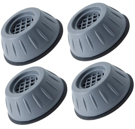 JEWEDECO 4pcs Non-slip Washing Machine Base Pad Absorbent and Mat for Dryer and Furniture