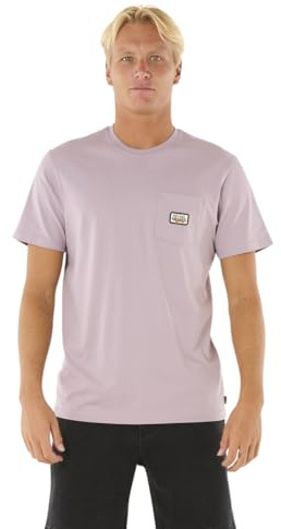 Rip Curl Mens Surf Paradise Badge Update Short Sleeve T-Shirt - Smokey Grape - XL