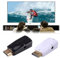 Generic TV Streaming Device, Wireless Display Adapter, 1080p TV Box, Mobile Screen Mirroring Receiver (Black/White)