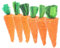 HANABASS 6pièces Lot de Jouets À Mâcher Carotte pour Hamster Et Lapin Accessoires Paille Tressée pour Animaux De Compagnie