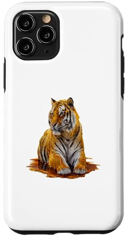 Tiger Men Woman Aesthetic Gold Honey Tiger Case for iPhone 11 Pro