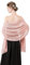 MUNSKT Foulard Sciarpa Seta Donna Pashmina Stola Scialle Cerimonia Scialle per Sposa Damigella Cerimonia Matrimonio Serata Feste (Rosa)