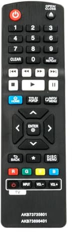 Télécommande universelle de rechange pour lecteur DVD LG BLU RAY