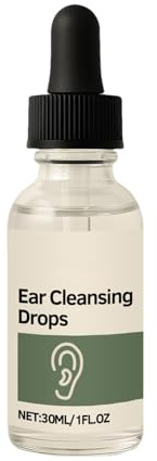 Gotas para Eliminar Cerumen | Solución Disolvente de Cerumen Unisex de 30 | ml | Disuelve y Limpia Obstruida para Adultos Cotidiano