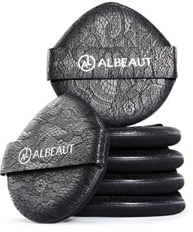 Air Cushion Puff 6PCS, Albeaut Soft Makeup Sponge for Liquid Foundation, Teardrop Foundation Applicator for Flawless Base Makeup