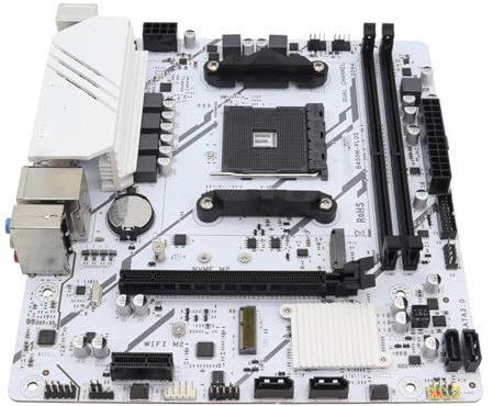 Scheda madre Scheda madre Fit For JGINYUE B450 plus ARGB AM4 for CPU Ryzen 2000-5000 EXPO DDR4 M.2 NVME Supporto PC desktop Gaming Build B450M Plus