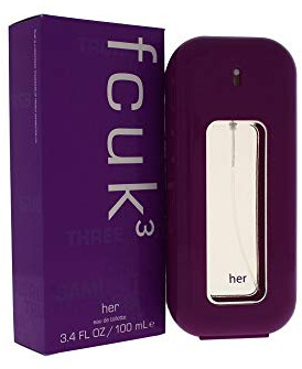 fcuk3 for Her by French Connection Eau De Toilette Spray 100 ml