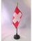 AZ FLAG - Tischflagge Schweiz - 15x10 cm Goldene Splitze - Helvetische Tischfahne 10 x 15 Cm - Flaggen