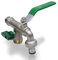 Ubora Premium Doppel Auslaufhahn 1/2 Zoll frostsicher - inklusive zwei Schlauchadapter - optimaler Messing Wasserhahn zum praktischen Einsatz im Haushalt-, Garten- und Industriebereich