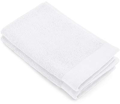 Walra Frottier Handtücher Soft Cotton Weiss, 2X Gästetuch 30x50 cm