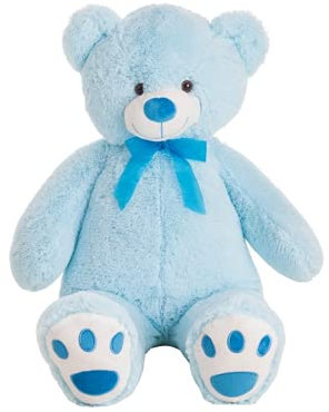 Creaciones Llopis Oso de Peluche Azul de 100 cm