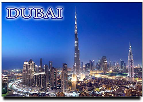 Dubai Fridge Magnet UAE Travel Souvenir