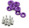 ljym88 C1VR Purple car modification gasket screws, Acrylic