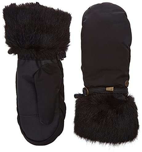 Barts wasserabweisende Fäustlinge Empire Skimitts Handschuhe mit Kunstfell 2825 Black 01 XS/6.0