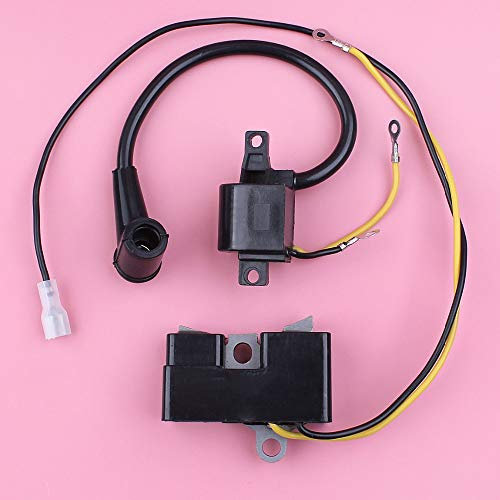 HAOHAO Bobina de Encendido del módulo fijado for Husqvarna 61 162 266 630 670 Jonsered Motosierra Repuesto Pieza de Recambio de Viejo Tipo