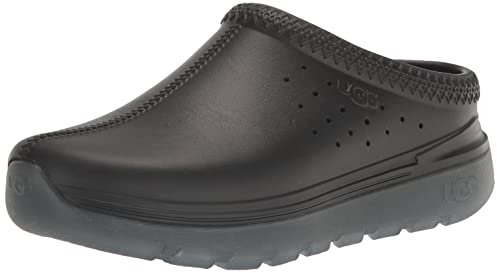 UGG Unisex Flauschig in Form eines Puffs Schlupfschuhe, Schwarz, 39 EU
