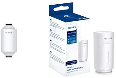 Philips - AWP175 Shower Filter Cartridge 50000 litres - White & X-Guard On Tap Water Filter Cartridge
