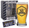 Pint Glass Beer Glass for 50th Birthday with Bottle Opener. Gifts or Presents for Men on 50th