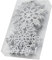 TianWlio Weihnachten Funkelnde Schneeflocke Anhänger Weihnachtsbaumschmuck Anhänger Set Schneeflocke Weihnachtsbaumschmuck Geschenk Eine Schachtel mit 24 Stück Hängetöpfe Blumentopf Zink