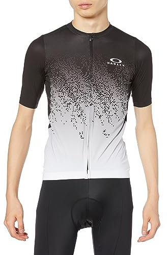 Oakley Herren Endurance Dazzle Camo Trikot, Schwarz/Weiß Pixel Pt, X-Klein