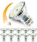 Allesgute GU10 LED Dimmbar 5W Lampe Glas Neutralweiß 700lm Strahler Birnen 45W Halogen Ersatz LED Leuchtmittel Abstrahlwinkel 120°, 10er pack