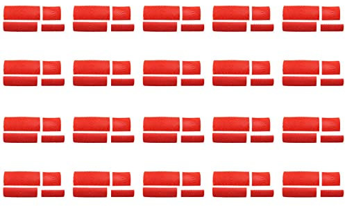 Daweglop 80-teiliges Holzmaserungswerkzeug-Set, Gummi-Holzmaserung, Muster, Wandfarbe, Malwerkzeug für Wandmalerei, Dekoration, DIY