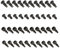 Rumyve 40pcs Doorbell Screw Replacement, Universal Screw Accessories Compatible with Video Doorbell