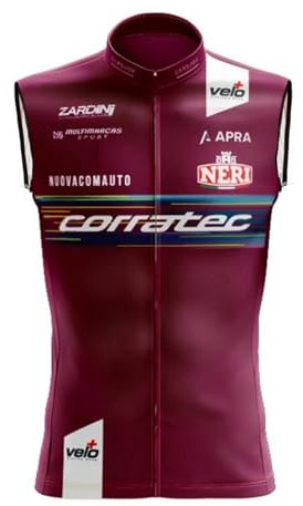 SGCIKER 2023 pro team CORRATEC Windjacke Weste Windjacke Herren Fahrrad bekleidung, MTB Windstopper Radsport weste (L)