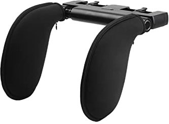 ERNZAT Xuanqingyi Store Autositz Kopfstütze Kissen Reisestütze Schlafende Kopfstütze Stützlösung Autozubehör Innenraum U-förmiges Kissen Auto (Color : Cloth Black)